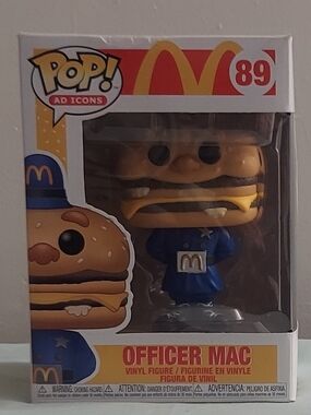 Funko Officer Mac Vinyl Figure - Yellow, Blue, Brown